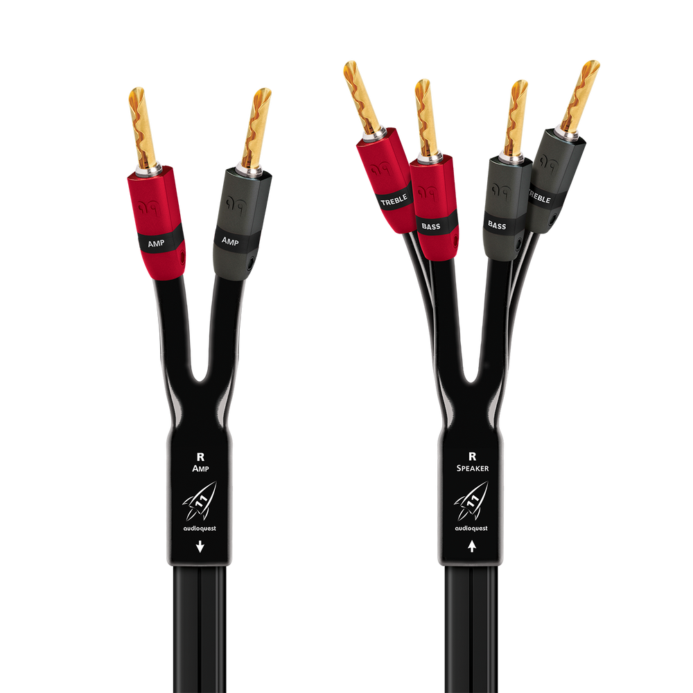 AudioQuest Rocket 11 Single BiWire Speaker Cable w/ SureGrip 300 Connectors