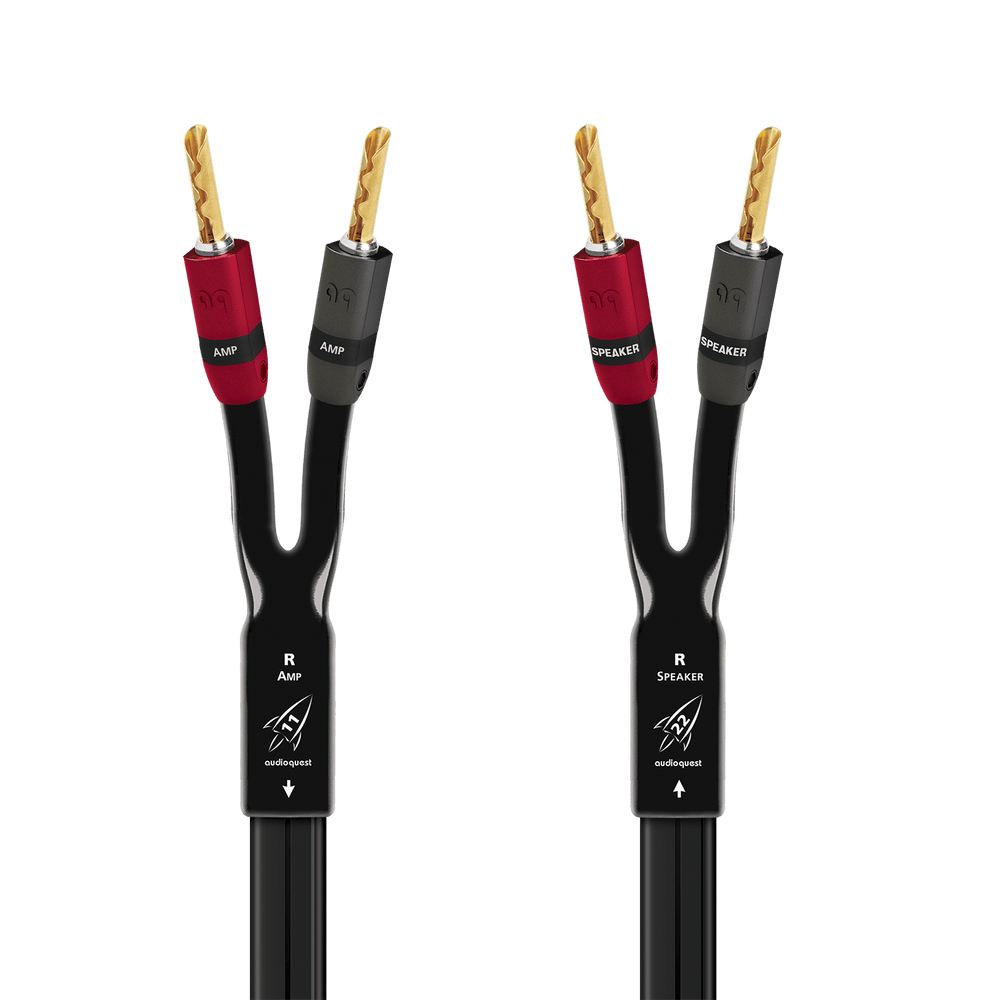 AudioQuest Rocket 11 Full-Range Speaker Cable w/ SureGrip 300 Connectors