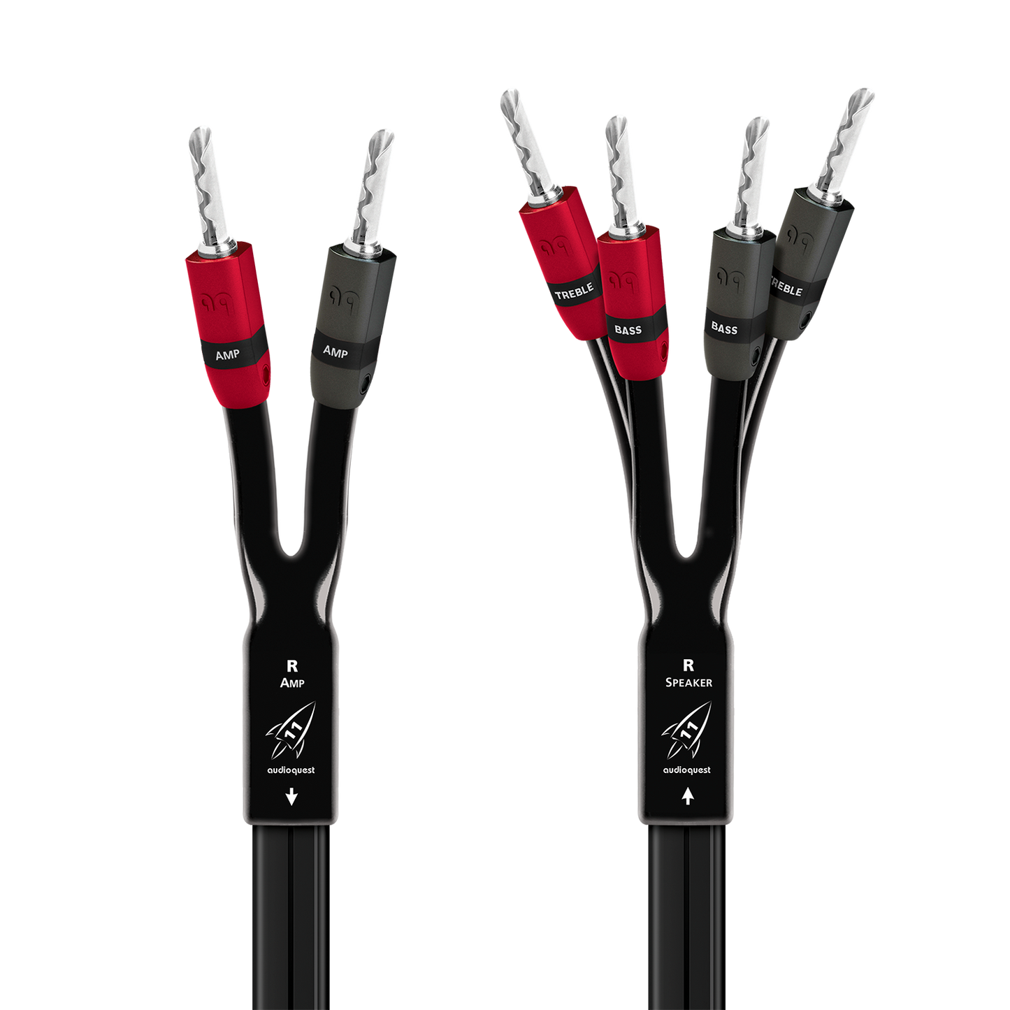 AudioQuest Rocket 11 Single BiWire Speaker Cable w/ SureGrip 300 Connectors