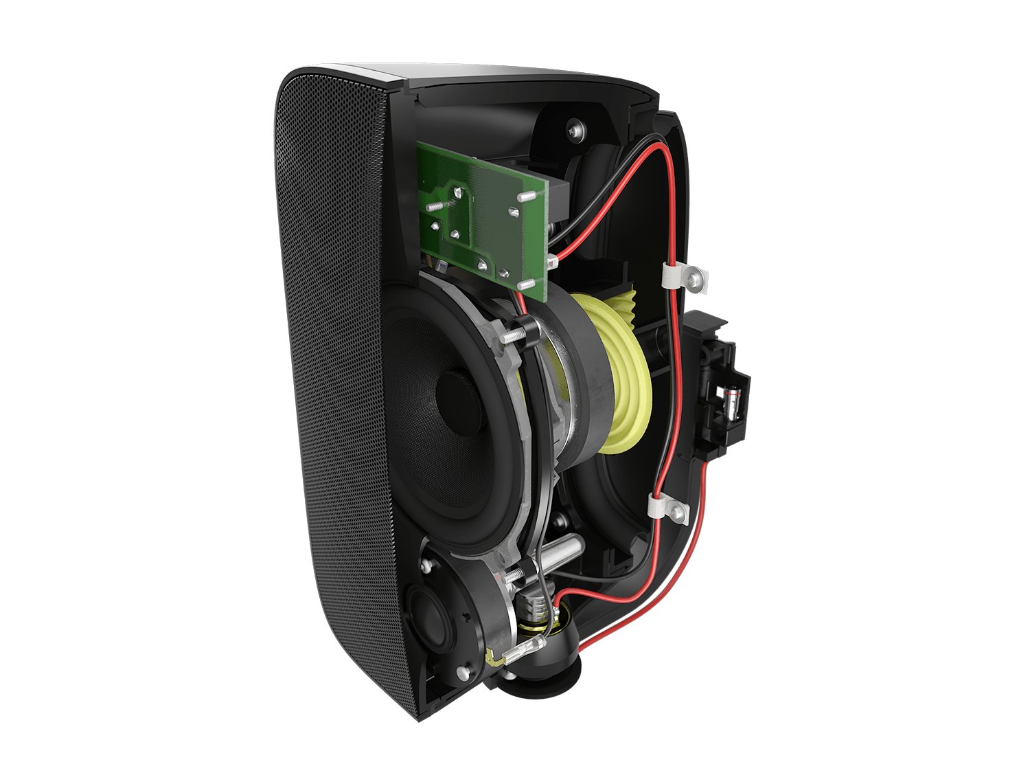 Black B&W AM1 Architectural Monitor with visible wiring and components