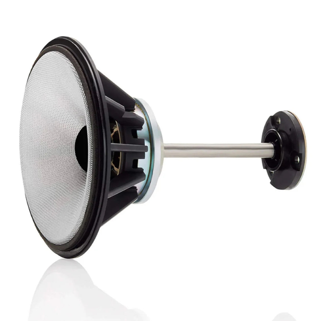 A dedicated midrange cone using three key Bowers & Wilkins technologies: the Continuum™ cone, Biomimetic Suspension and midrange decoupling on a B&W 802 D4 speaker.