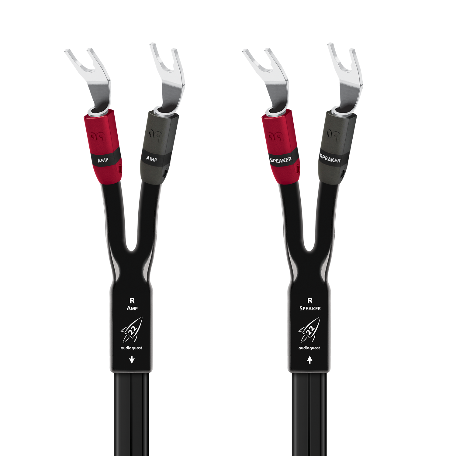 AudioQuest Rocket 22 Full-Range Speaker Cable w/ SureGrip 300 Connectors
