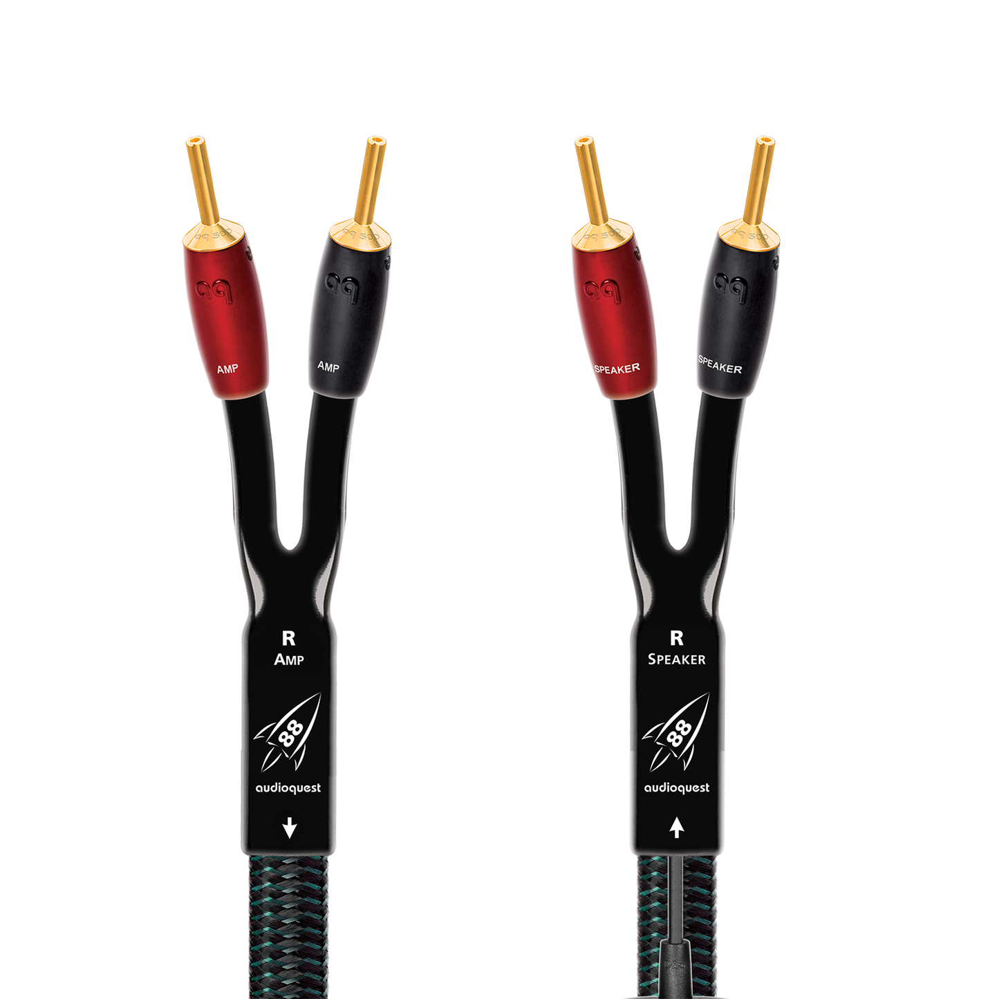 AudioQuest Rocket 88 Full-Range Speaker Cable w/ SureGrip 500 Connectors