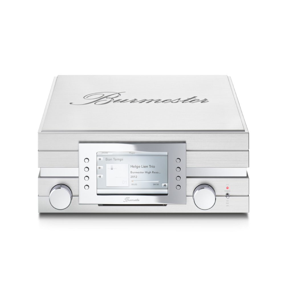 A silver Burmester 111 Reference Line Music Center - HiFi Centre.