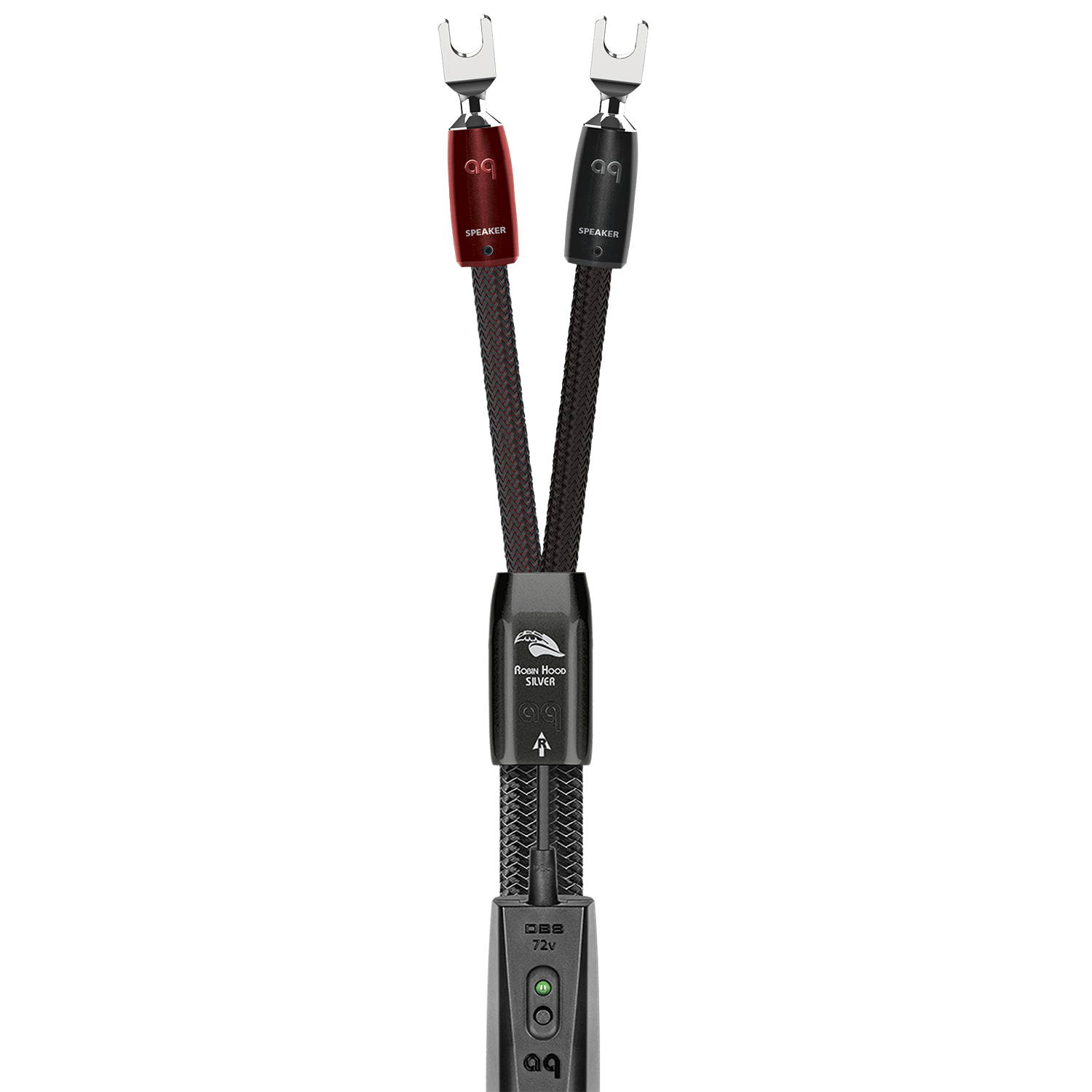 AudioQuest Robin Hood SILVER Speaker Cable w/ ZERO-Tech for Full-Range or Treble