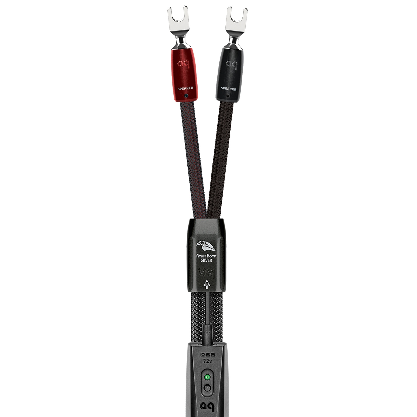 AudioQuest Robin Hood SILVER Speaker Cable w/ ZERO-Tech for Full-Range or Treble