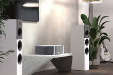 A living room stereo setup featuring Burmester 232 Integrated Amplifier - Hi-Fi Centre.