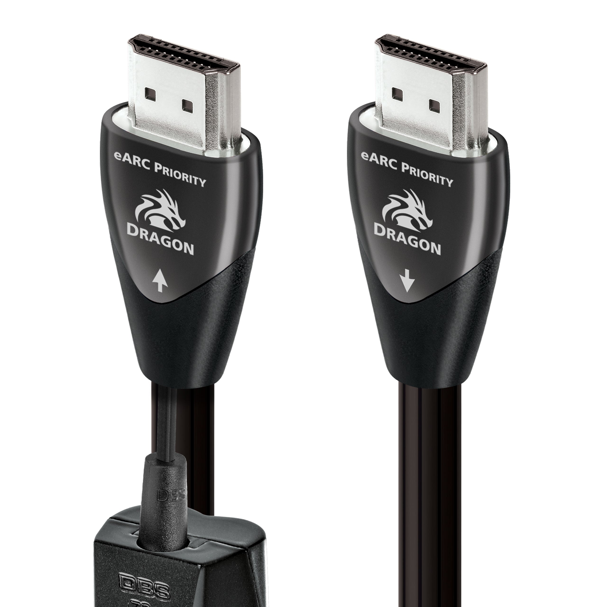 AudioQuest Dragon eARC Priority 2.1 HDMI Cable - 8K/10K Ultra HD, Gaming, High-Speed, 48Gbps, HDR, eARC Priority