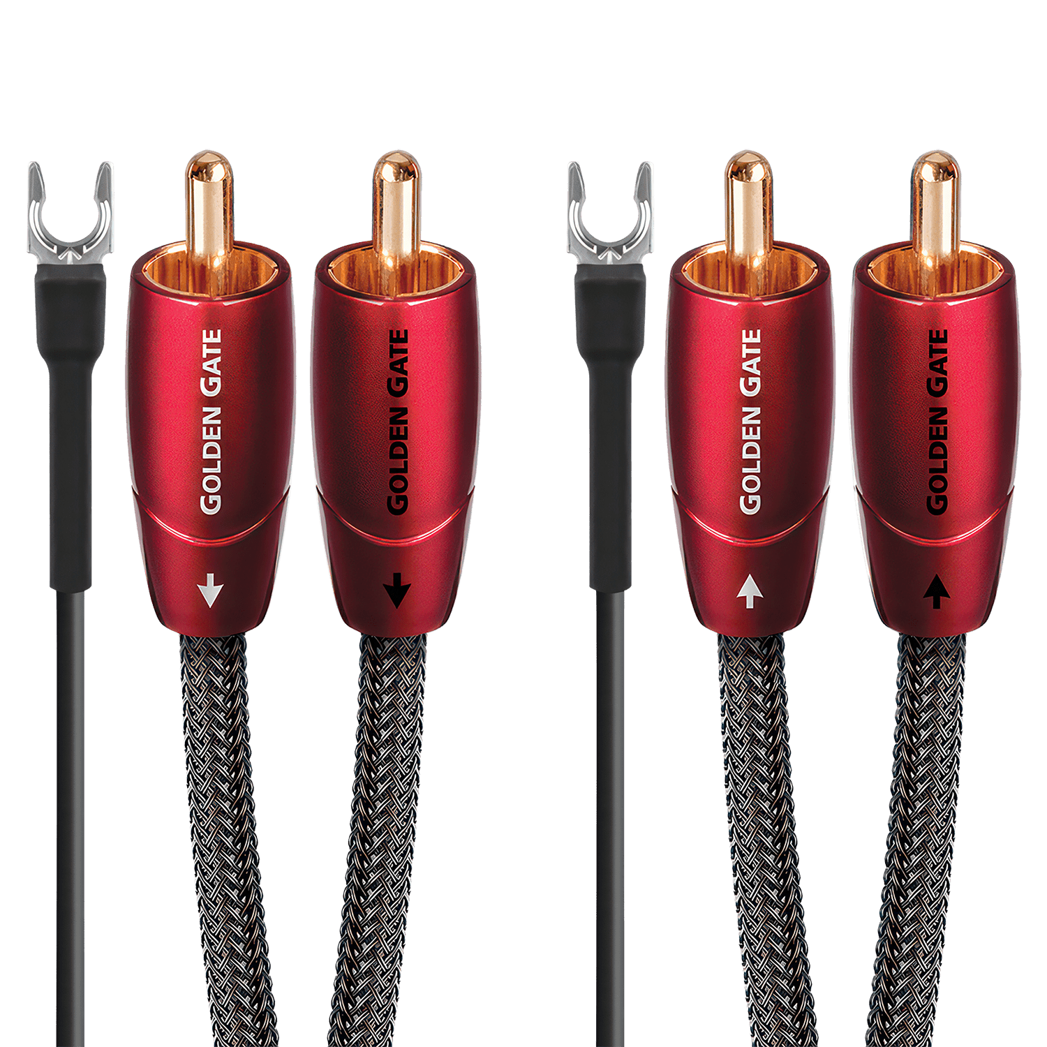 AudioQuest Golden Gate Turntable RCA > RCA Turntable Cable + Ground Wire