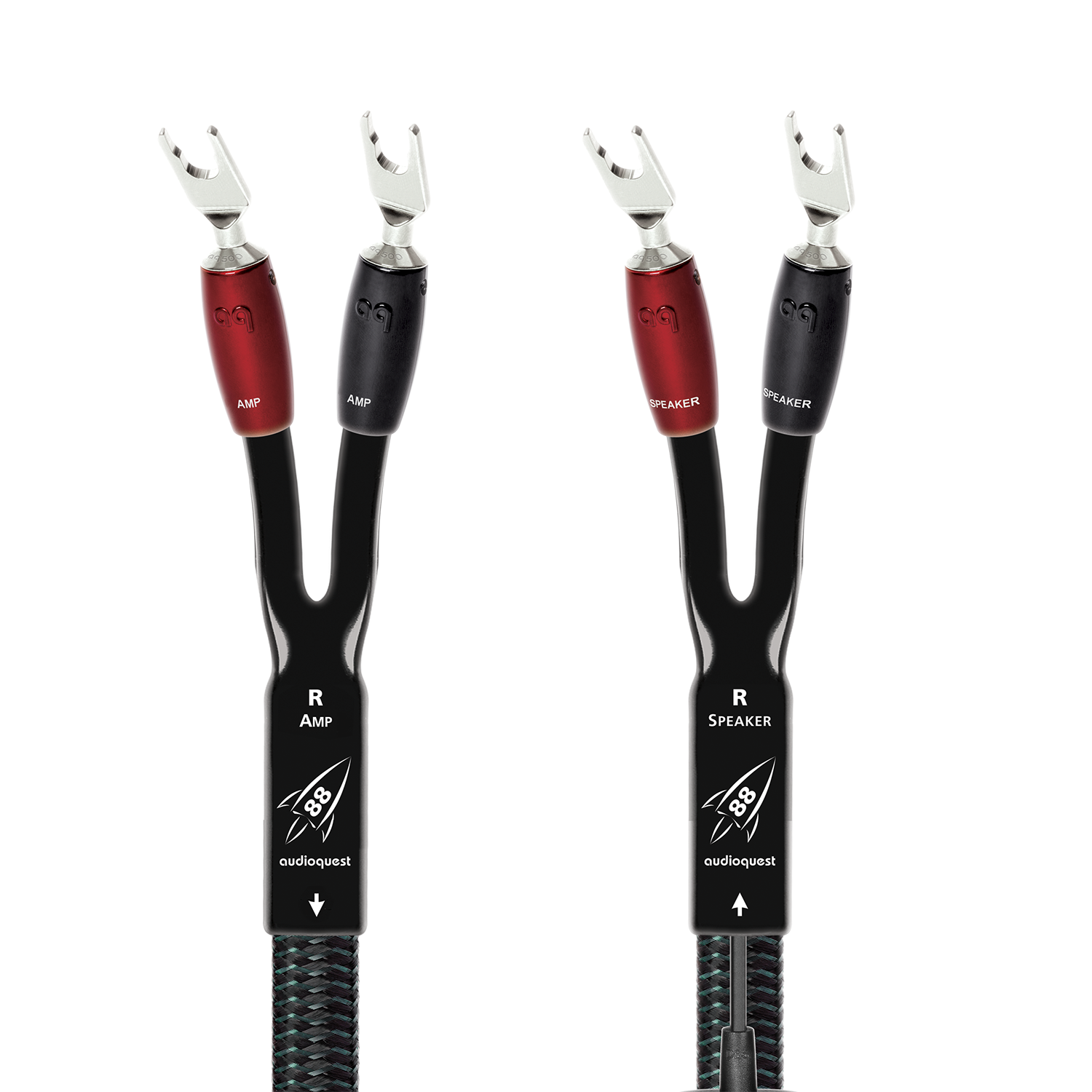 AudioQuest Rocket 88 Full-Range Speaker Cable w/ SureGrip 500 Connectors