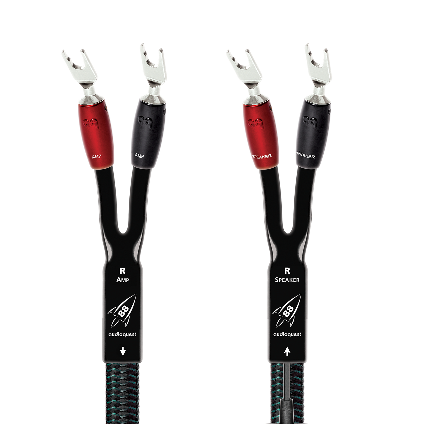 AudioQuest Rocket 88 Full-Range Speaker Cable w/ SureGrip 500 Connectors
