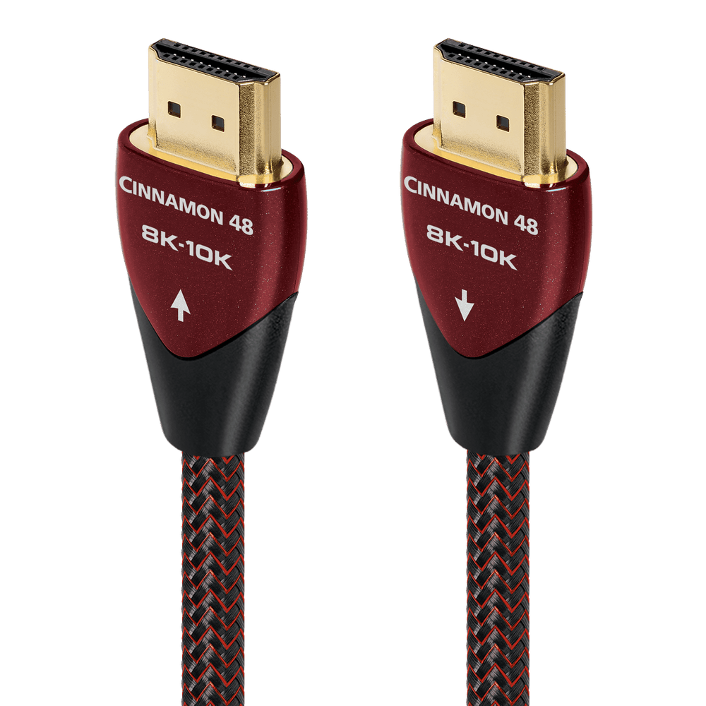 AudioQuest Cinnamon 48 2.1 HDMI Cable - 8K/10K Ultra HD, Gaming, High-Speed, 48Gbps, HDR, eARC