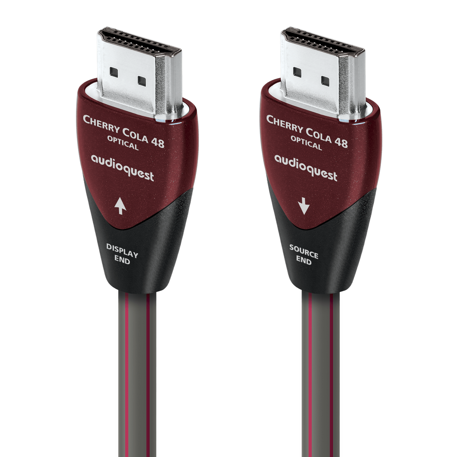 AudioQuest Cherry Cola 48 2.1 HDMI Cable - 4K/8K Ultra HD, In-Wall Rated, High-Speed, 48Gbps, HDR, eARC