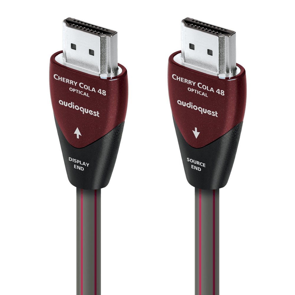 AudioQuest Cherry Cola 48 2.1 HDMI Cable - 4K/8K Ultra HD, In-Wall Rated, High-Speed, 48Gbps, HDR, eARC
