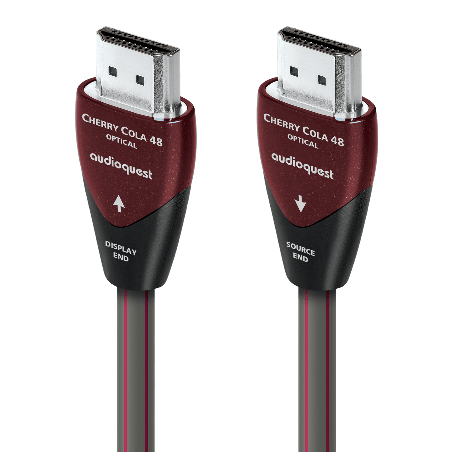 AudioQuest Cherry Cola 48 2.1 HDMI Cable - 4K/8K Ultra HD, In-Wall Rated, High-Speed, 48Gbps, HDR, eARC
