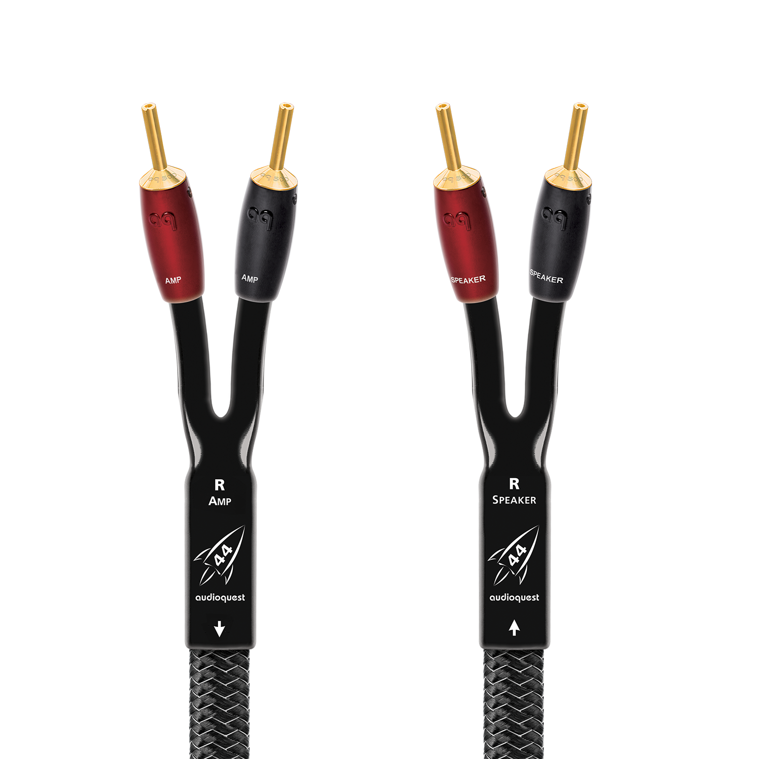 AudioQuest Rocket 44 Full-Range Speaker Cable w/ SureGrip 500 Connectors