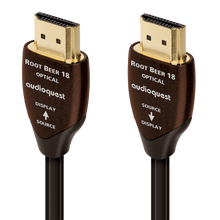 AudioQuest Root Beer 18 2.0b HDMI Cable - 4K/8K Ultra HD, In-Wall Rated, High-Speed, 18Gbps, HDR, eARC