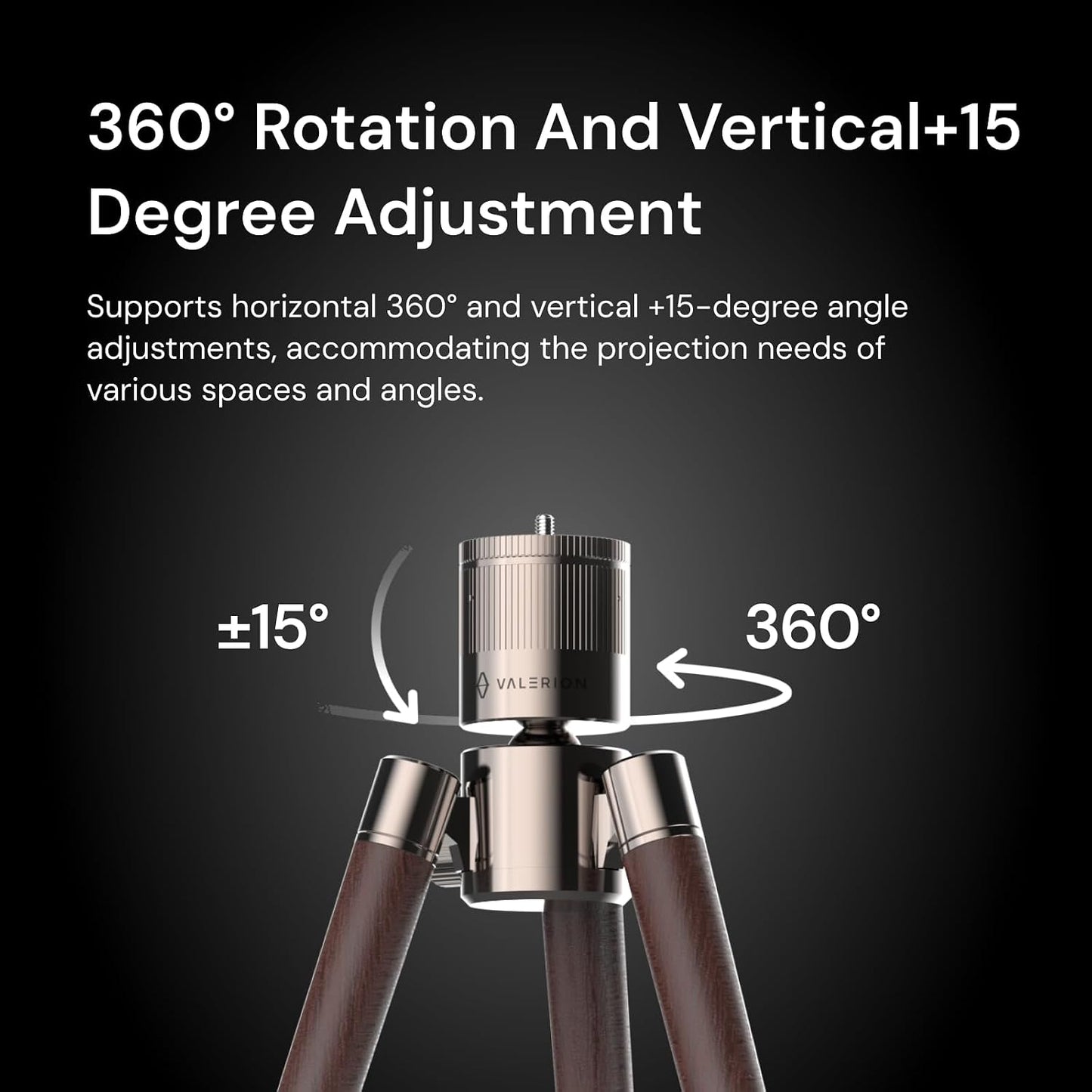 AWOL Vision Valerion - Walnut Tripod Stand