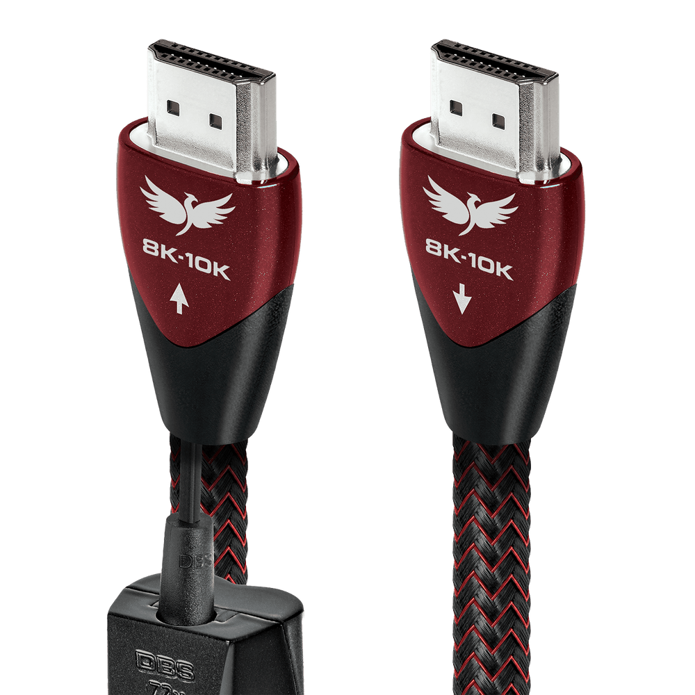 AudioQuest FireBird 48 2.1 HDMI Cable - 8K/10K Ultra HD, Gaming, High-Speed, 48Gbps, HDR, eARC