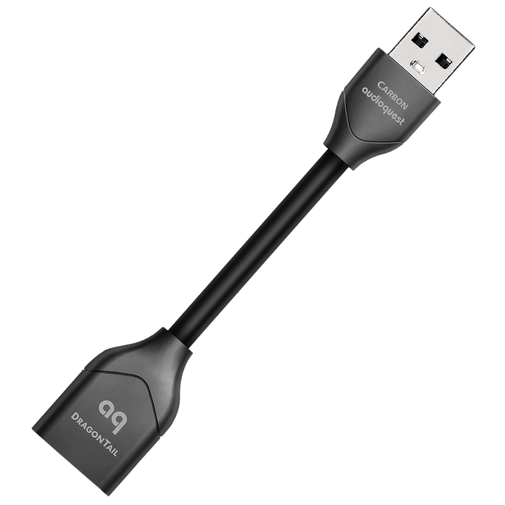 AudioQuest DragonTail USB-A 2.0 Cable Extender - Female USB-A to Male USB-A