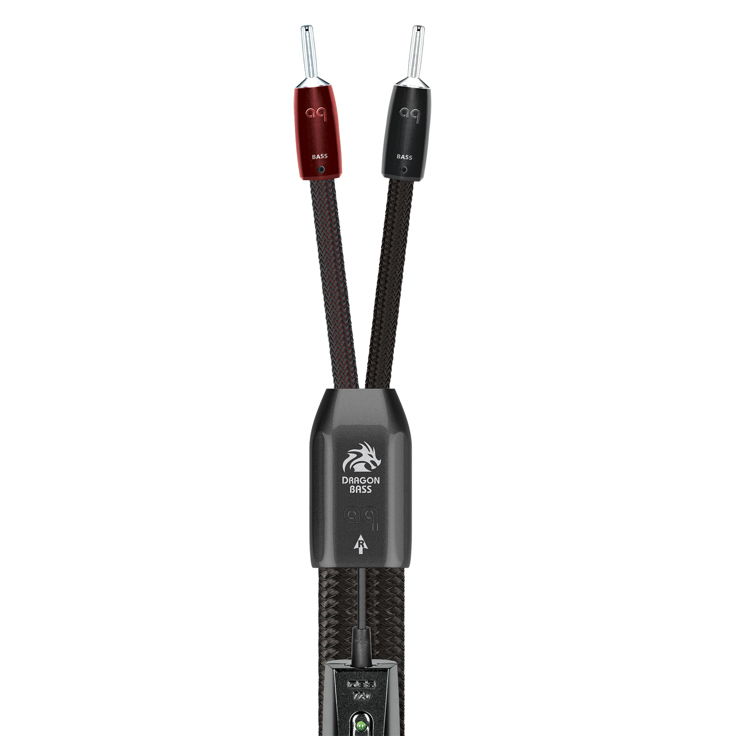 AudioQuest Dragon BASS Speaker Cable w/ ZERO-Tech and RF/ND-Tech for Midrange and Bass