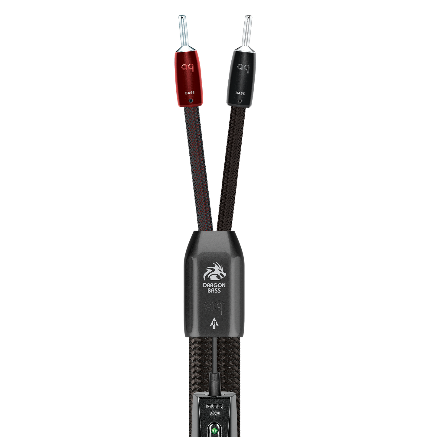 AudioQuest Dragon BASS Speaker Cable w/ ZERO-Tech and RF/ND-Tech for Midrange and Bass
