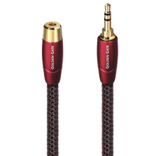AudioQuest Golden Gate 3.5mm Aux Extension Cable – Male to Female Stereo Interconnect