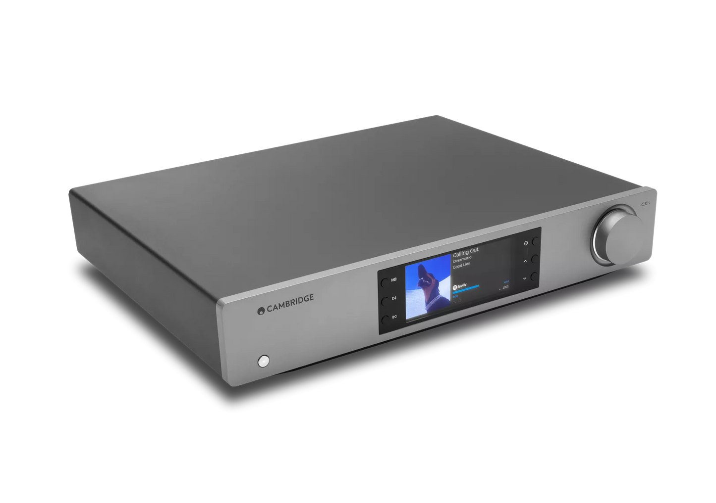 A top side view of a Cambridge Audio CXN100 Network Streaming Player.
