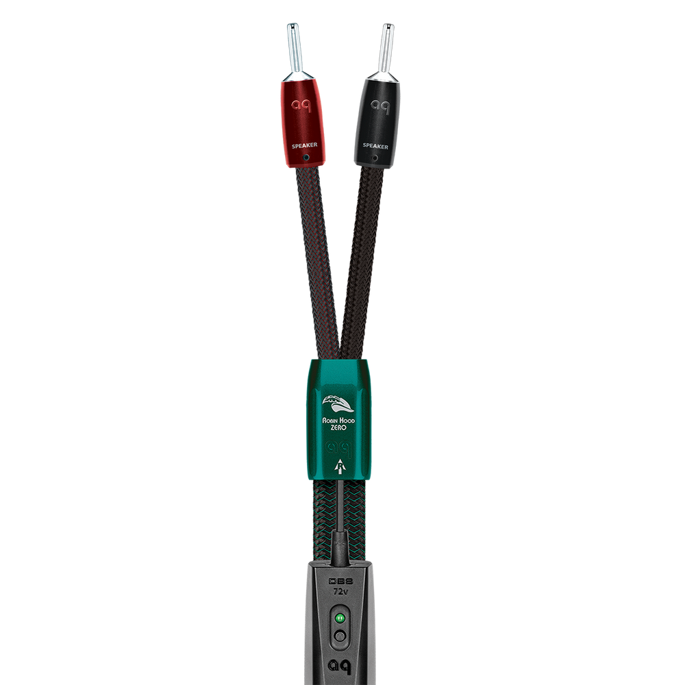 AudioQuest Robin Hood ZERO Speaker Cable w/ ZERO-Tech for Full-Range or Treble