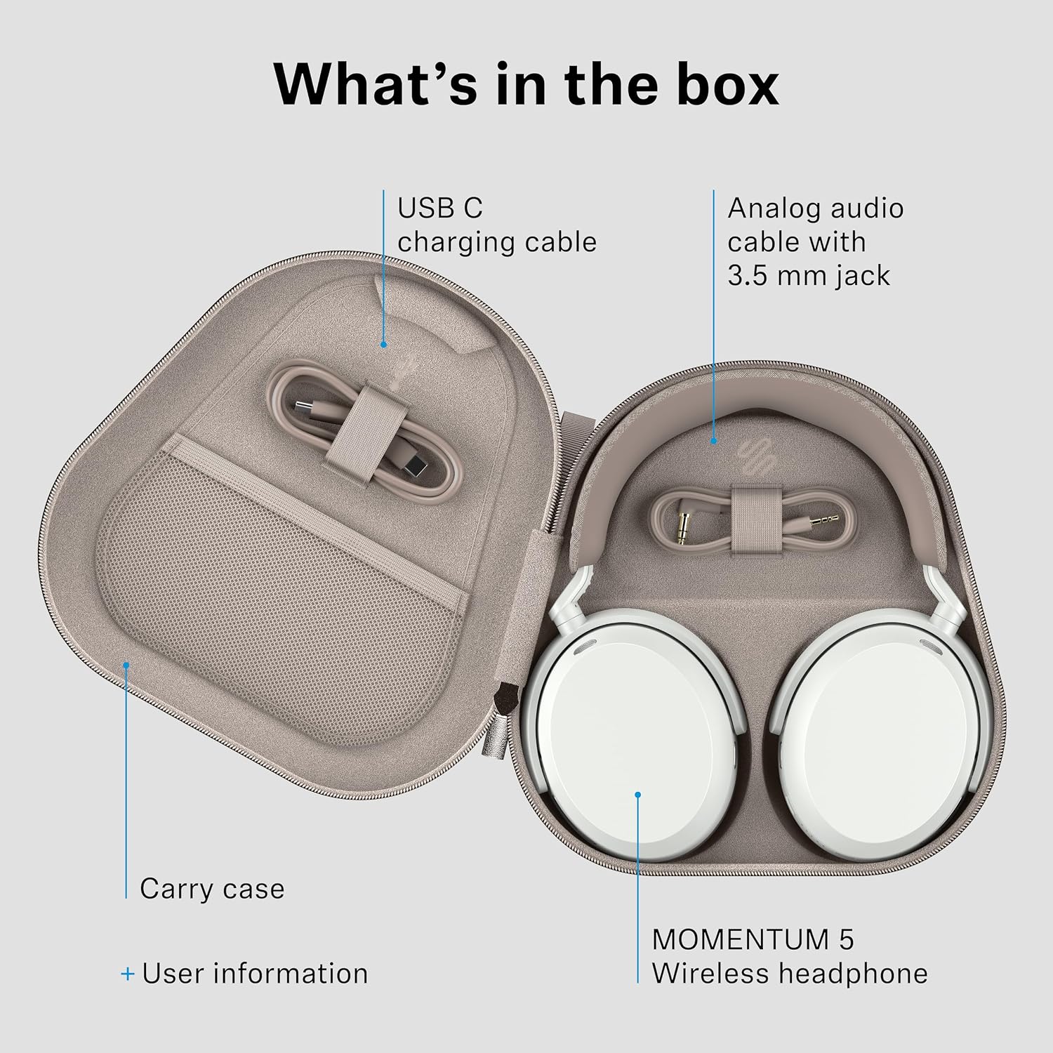 Sennheiser Momentum 5 Wireless Bluetooth Headphones