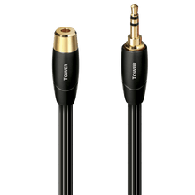 AudioQuest Tower 3.5mm Aux Extension Cable – Male to Female Stereo Interconnect