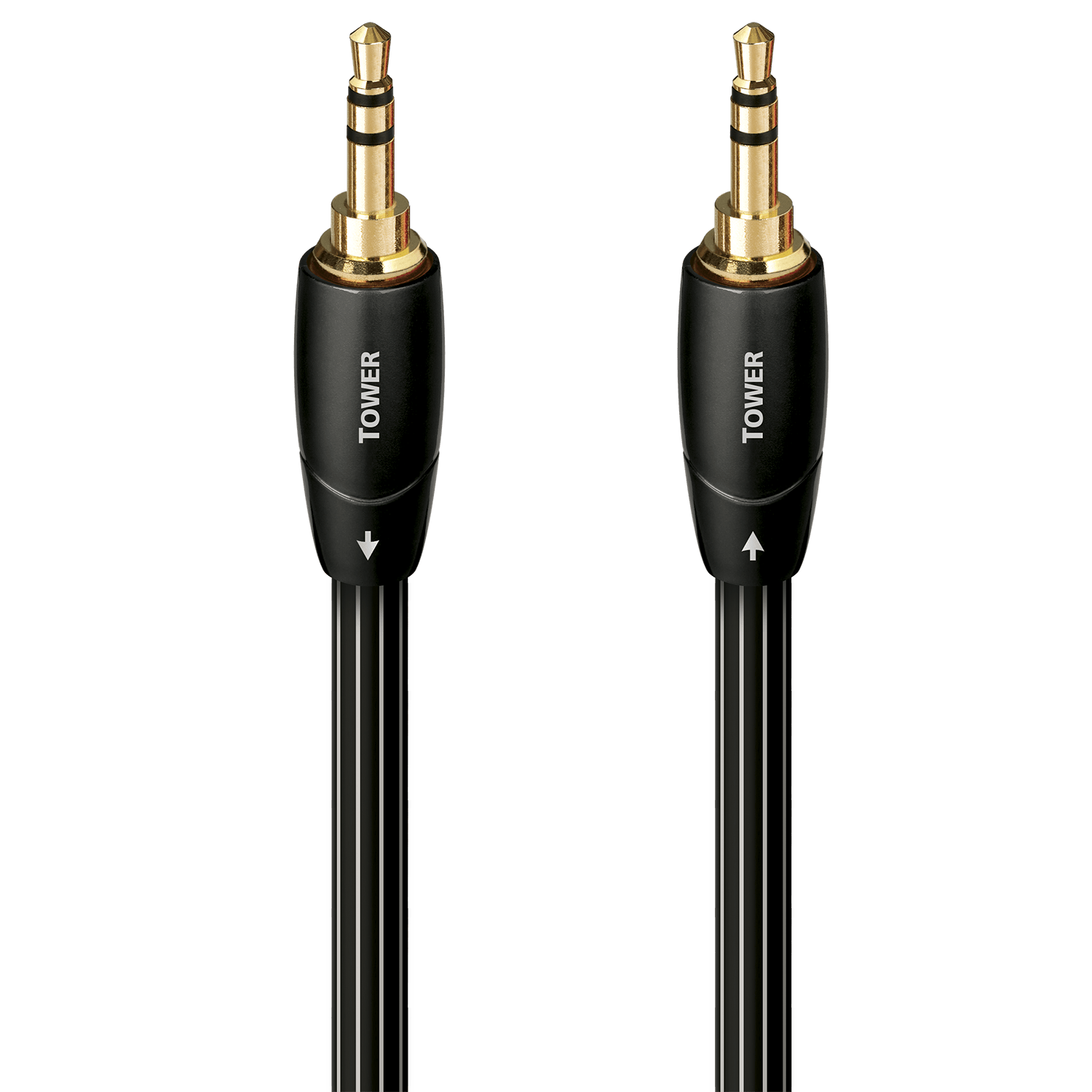 AudioQuest Tower 3.5mm Aux Cable – Male to Male Stereo Interconnect