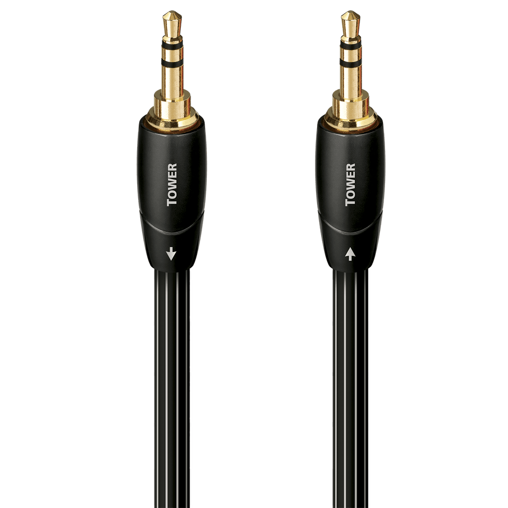 AudioQuest Tower 3.5mm Aux Cable – Male to Male Stereo Interconnect