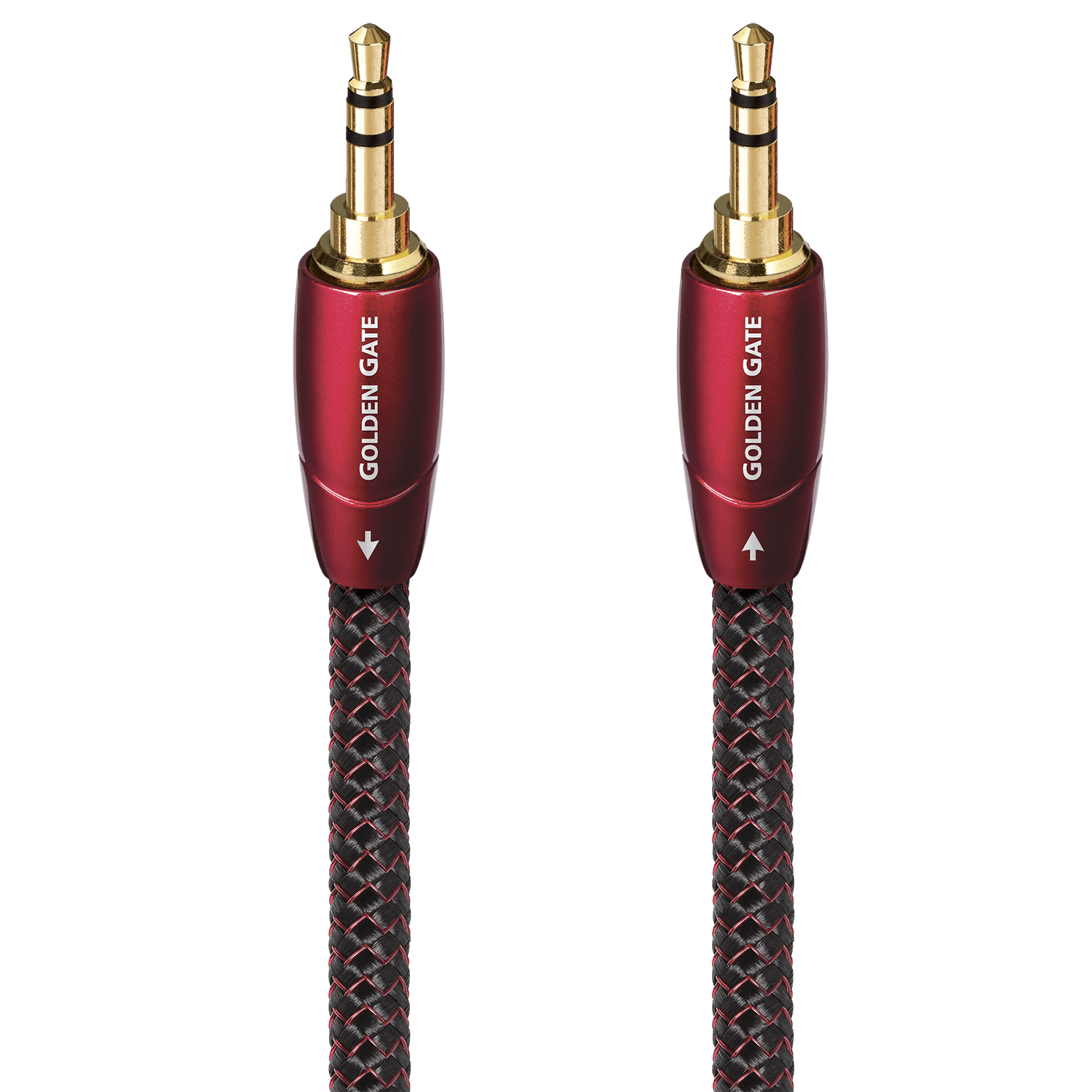 AudioQuest Golden Gate 3.5mm Aux Cable – Male to Male Stereo Interconnect