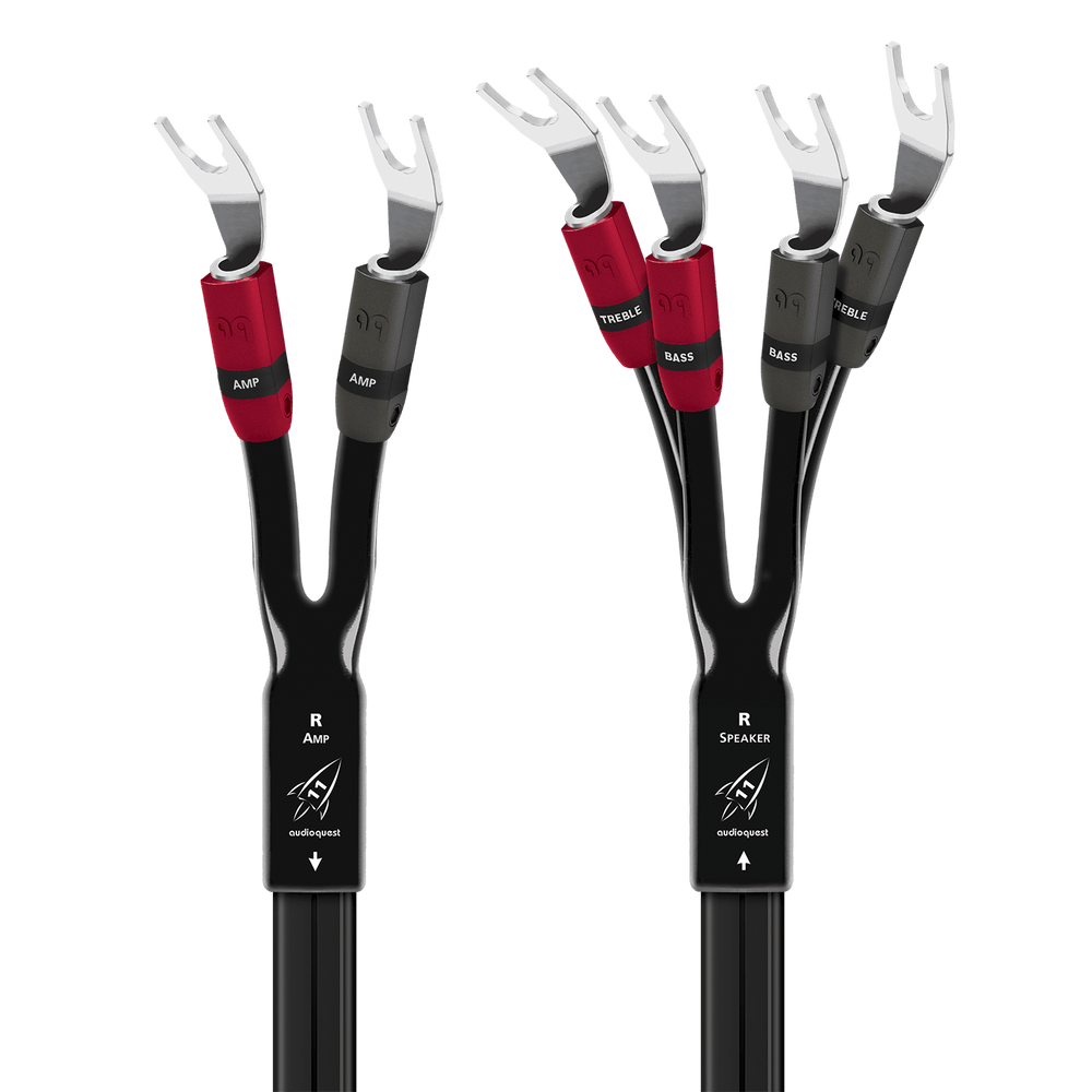 AudioQuest Rocket 11 Single BiWire Speaker Cable w/ SureGrip 300 Connectors
