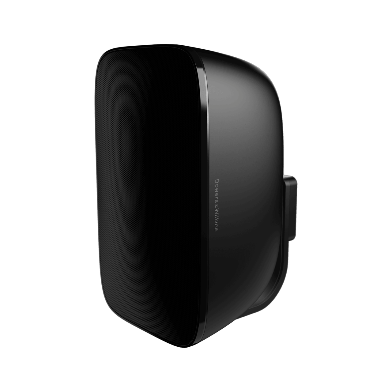 B&W AM1 Architectural Monitor in black - Hi-Fi Centre - side view