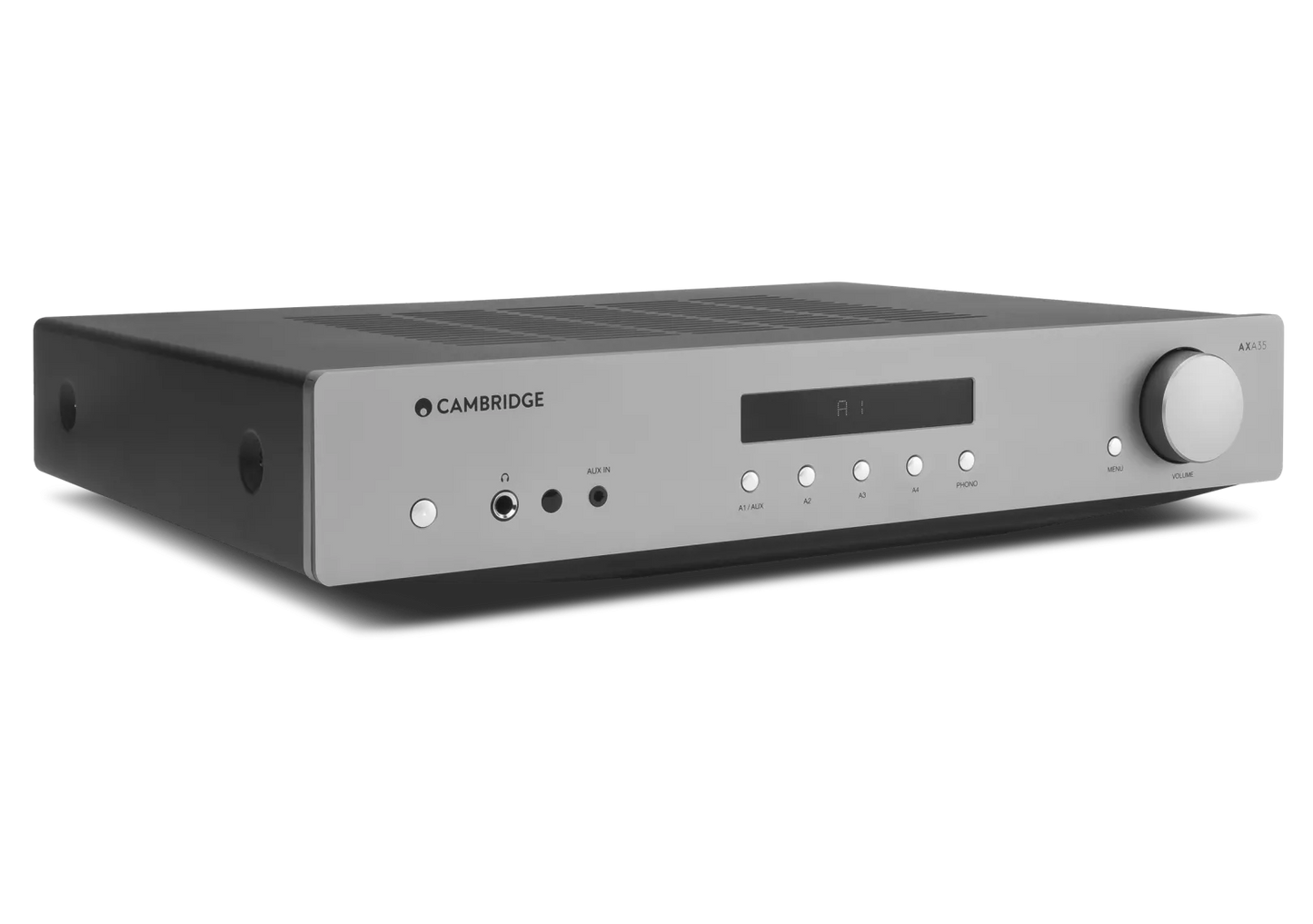 Audio AXA35 Cambridge audio amplifier on a white background