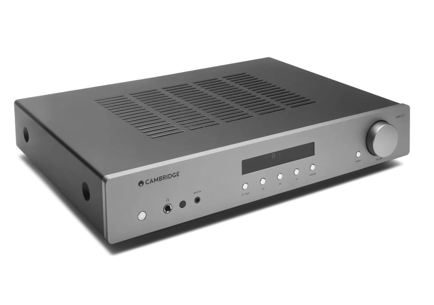 Cambridge Audio AXA35 Integrated Amplifier on a white background