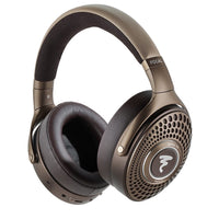 Graphen grey wireless over-ear headphones with perforated earcup design and padded headband.
