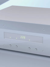 Burmester 948 Power Line Conditioner with digital display on a light gray background - HiFi Centre.