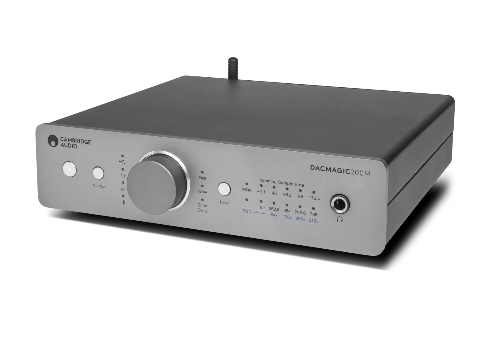Audio amplifier Cambridge Audio DACMAGIC 200M DAC on a white background
