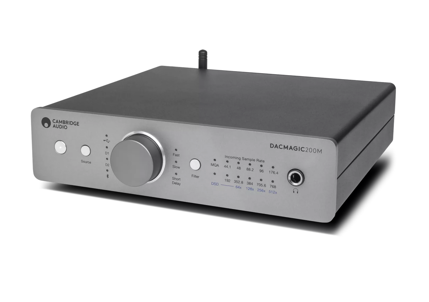 Audio amplifier Cambridge Audio DACMAGIC 200M DAC on a white background