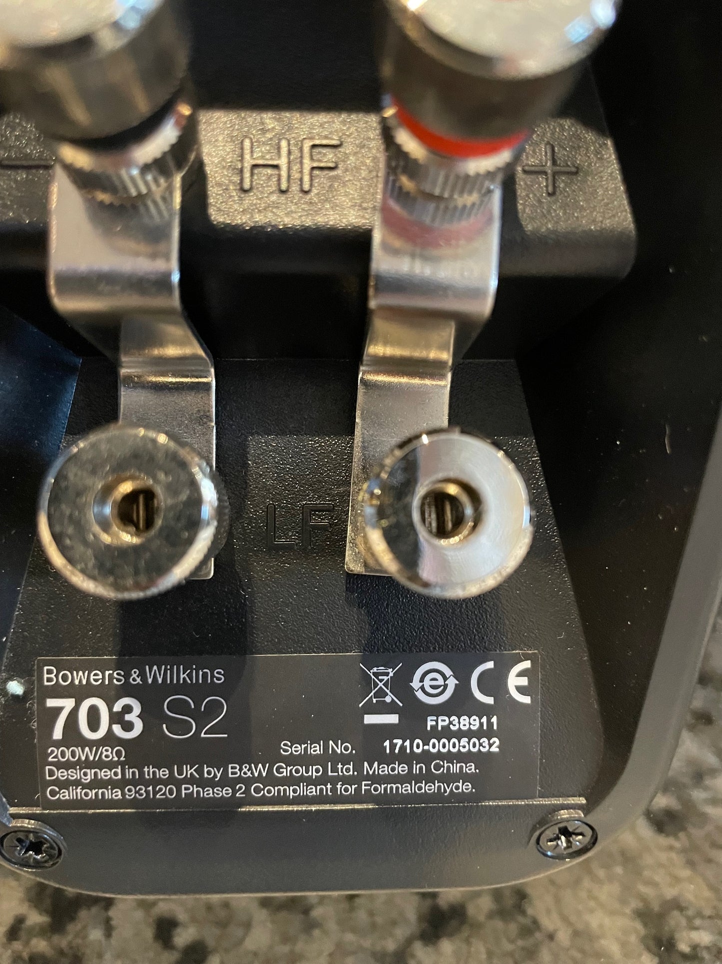 Bowers & Wilkins 703S2 Floor Standing Speaker (Pre-Owned)