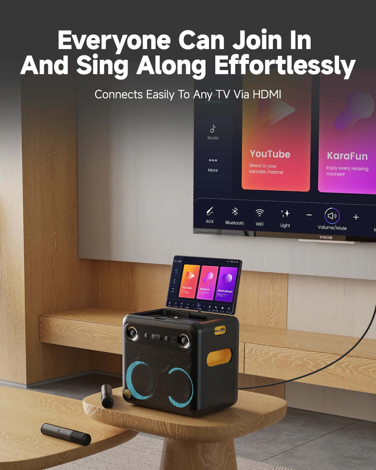 Ikarao Break X2 Portable Karaoke Machine