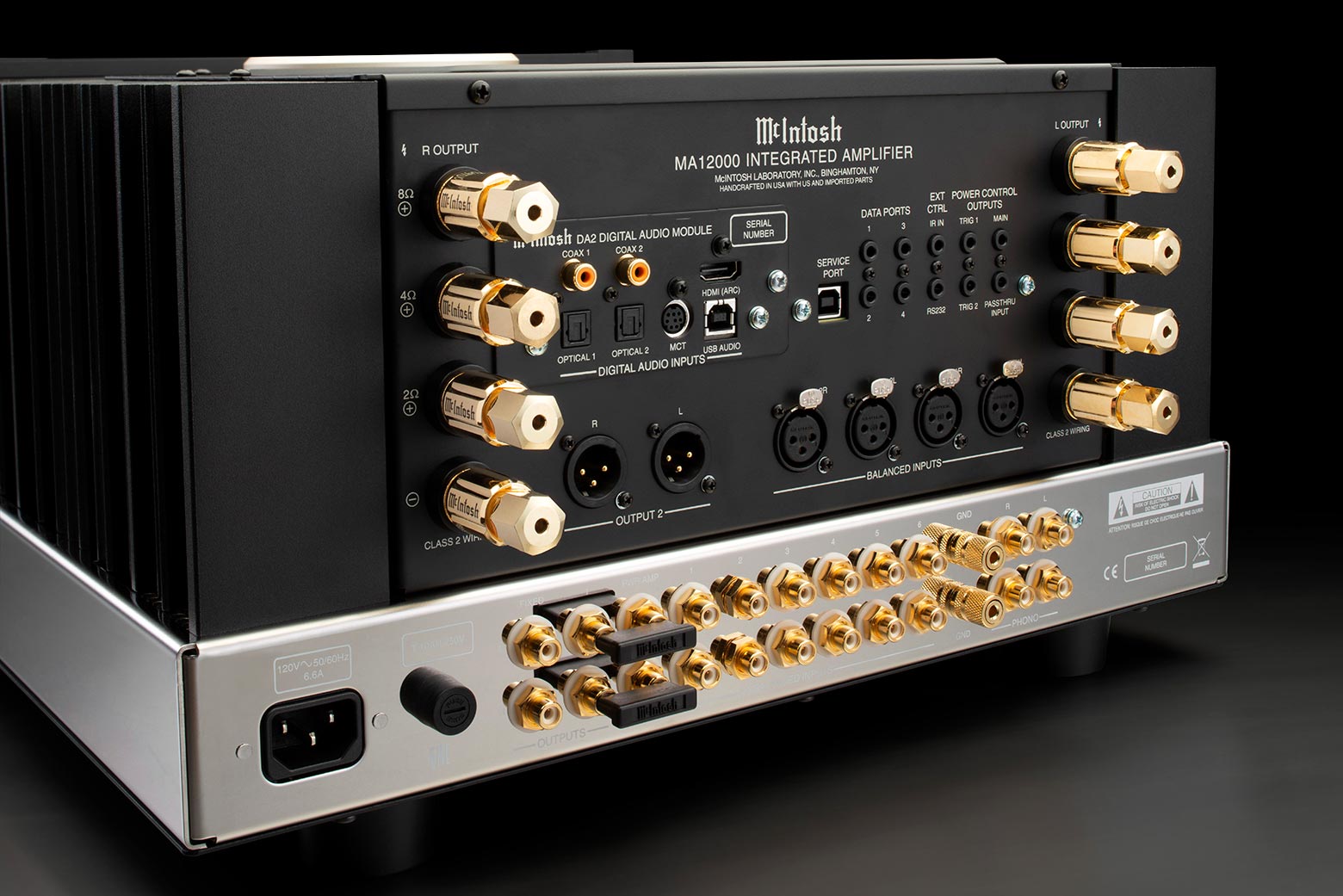 Mcintosh MA-12000 Hybrid Integrated Amp with DA-2 DAC
