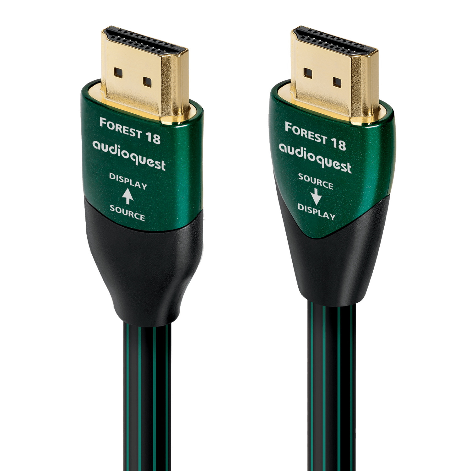 AudioQuest Forest 18 2.0b HDMI Cable - 4K/8K Ultra HD, In-Wall Rated, High-Speed, 18Gbps, HDR, eARC