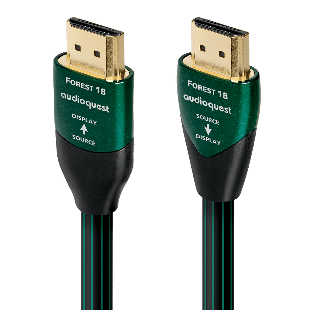AudioQuest Forest 18 2.0b HDMI Cable - 4K/8K Ultra HD, In-Wall Rated, High-Speed, 18Gbps, HDR, eARC