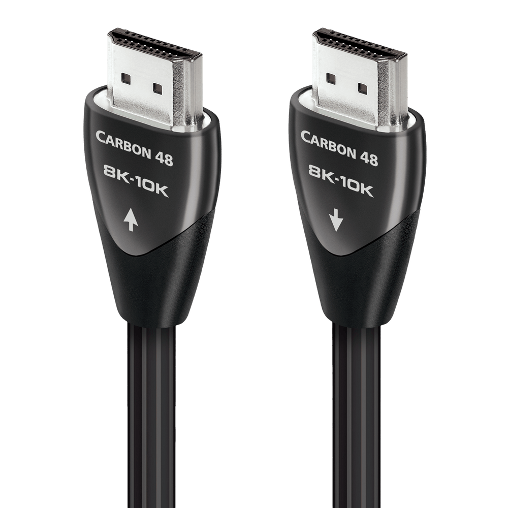 AudioQuest Carbon 48 2.1 HDMI Cable - 8K/10K Ultra HD, Gaming, High-Speed, 48Gbps, HDR, eARC