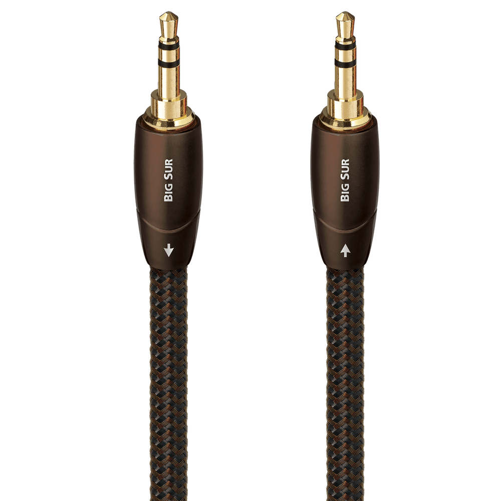 AudioQuest Big Sur 3.5mm Aux Cable – Male to Male Stereo Interconnect