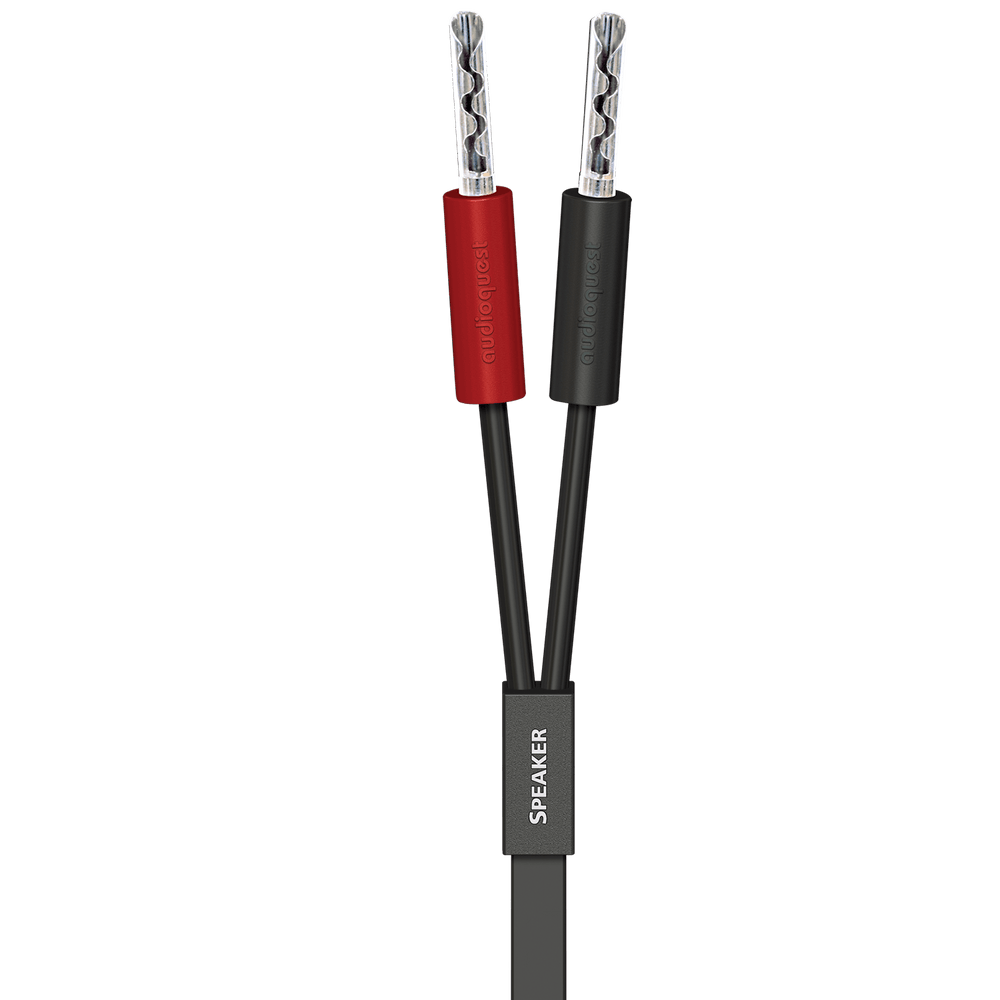 AudioQuest Q2 Full-Range 10' Speaker Cable w/ SureGrip 100 Banana Connectors